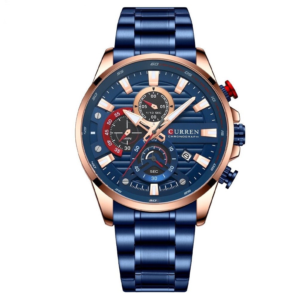 Curren Ambasator® orologio uomo acciaio